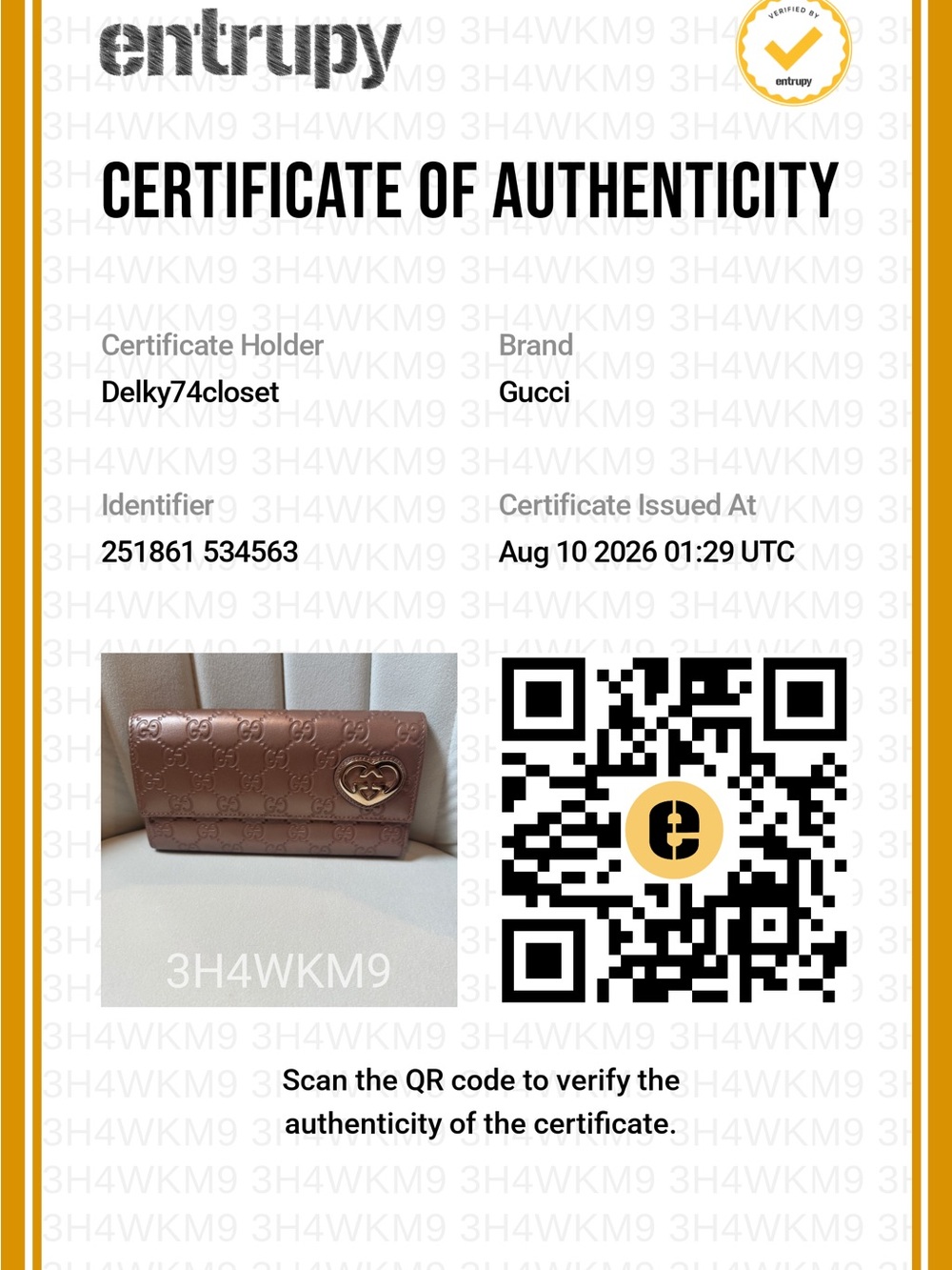 Gucci Heart Long Wallet Leather - Picture 13 of 13